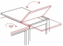 Stół rozkładany Flip 80-160 cm
