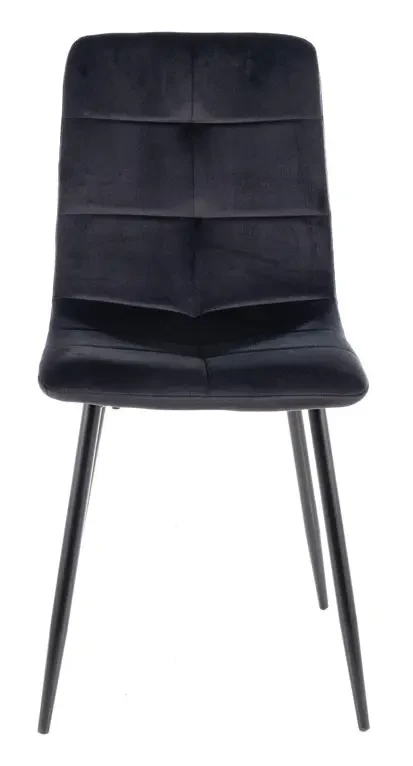 Krzesło tapicerowane Ivo Velvet czarny Bluvel 19
