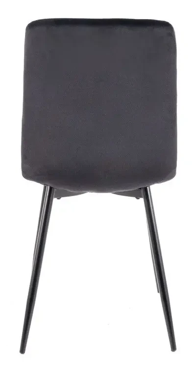 Krzesło tapicerowane Ivo Velvet czarny Bluvel 19