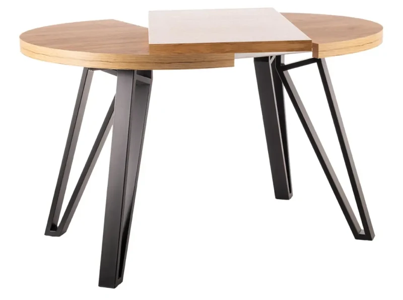 Stół rozkładany Galaxy 100-168 cm dąb artisan/czarny