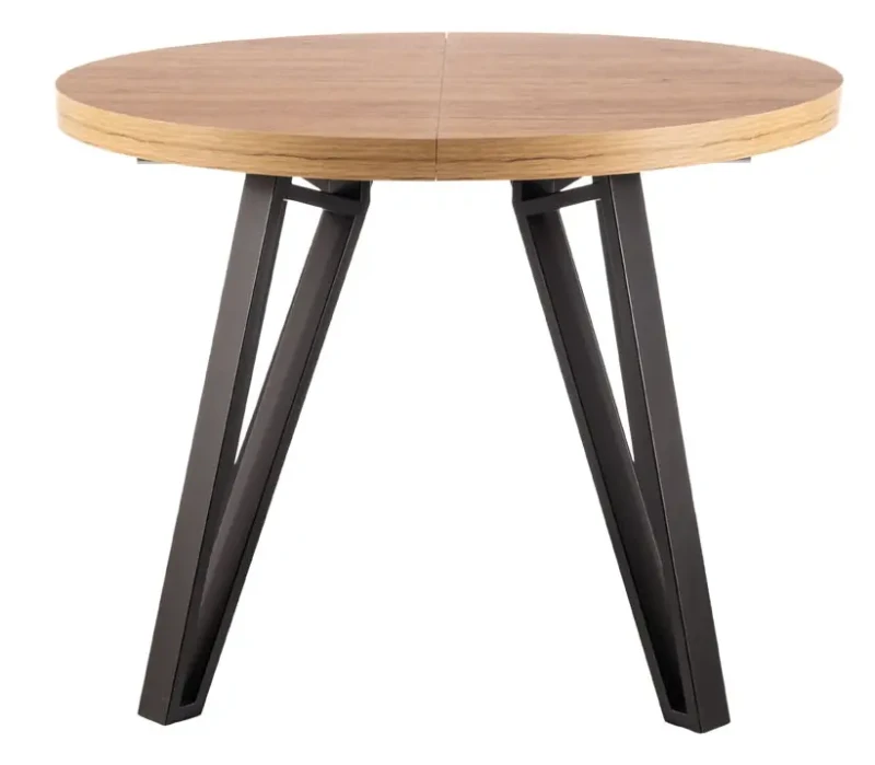 Stół rozkładany Galaxy 100-168 cm dąb artisan/czarny