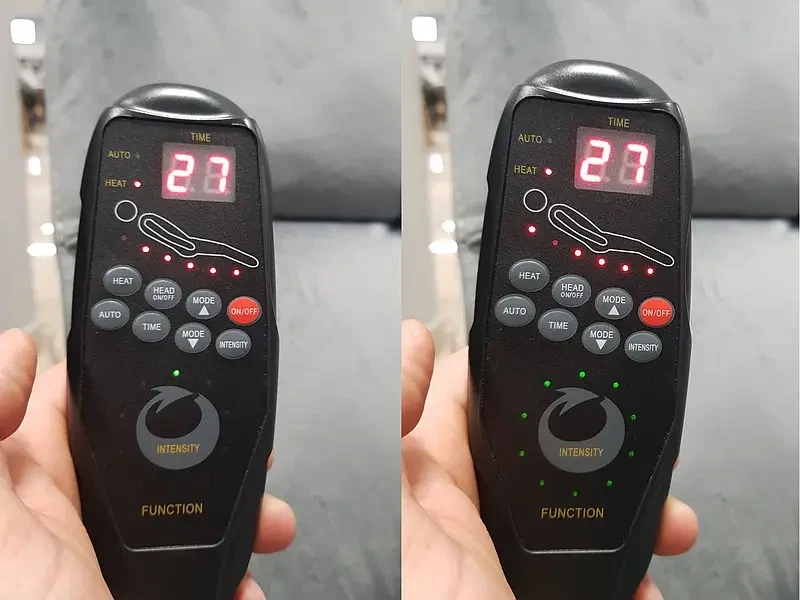 Fotel rozkładany z funkcją masażu Neptun Velvet M