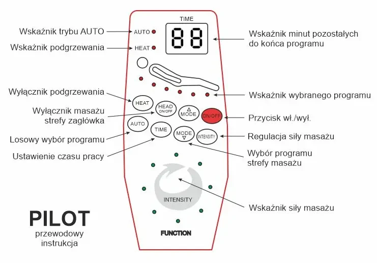 Fotel rozkładany z funkcją masażu Neptun Velvet M