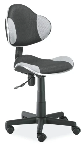 Fotel obrotowy młodzieżowy Q-G2 szary/czarny