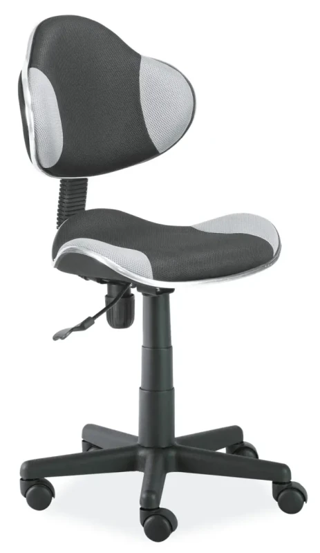 Fotel obrotowy młodzieżowy Q-G2 szary/czarny