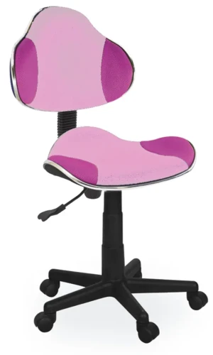Fotel obrotowy młodzieżowy Q-G2 różowy