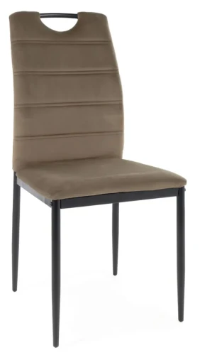 Krzesło tapicerowane Rip Velvet oliwka Bluvel 77