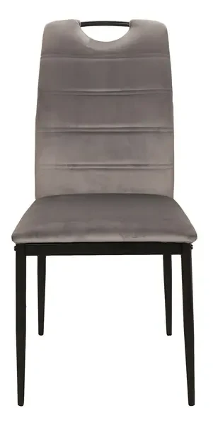 Krzesło tapicerowane Rip Velvet szary Bluvel 14