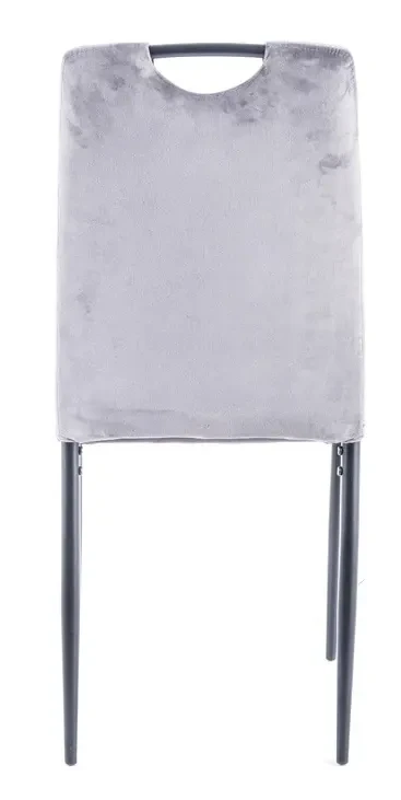 Krzesło tapicerowane Rip Velvet jasnoszary Bluvel 03