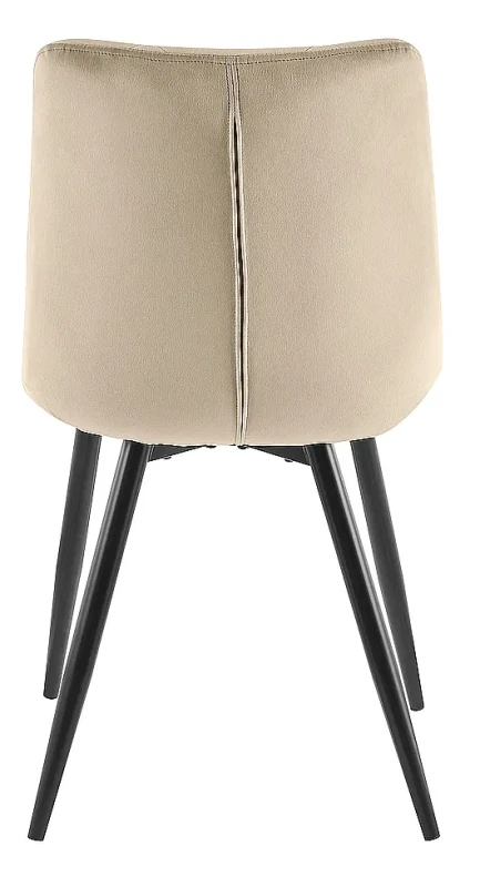 Krzesło tapicerowane Ralph Velvet ciemny beż Bluvel 40
