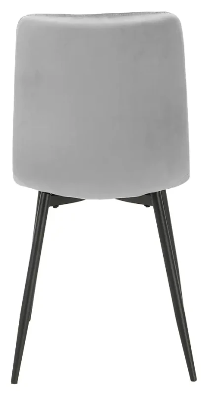 Krzesło tapicerowane Tom Velvet jasnoszary Bluvel 03