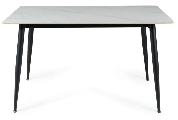 Stół Rion 130x70 cm biały/czarny