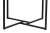 Stół Alto 120 cm dąb/czarny