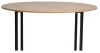 Stół Alto 120 cm dąb/czarny