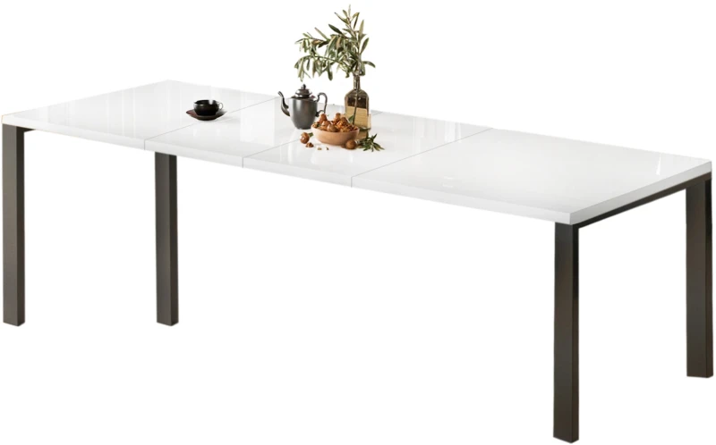 Stół Garant rozkładany 80-215 biały połysk