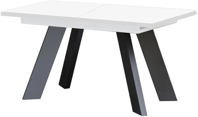 Stół Como rozkładany 130-210 biały połysk