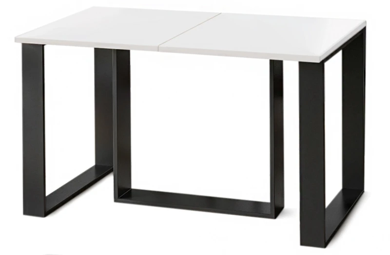 Stół Borys rozkładany 130-290 biały połysk