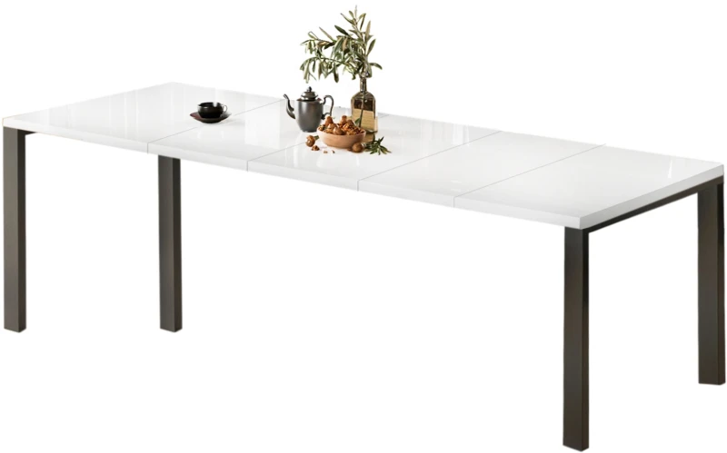 Stół Garant rozkładany 130-265 biały połysk