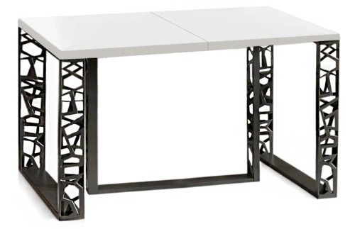 Stół Ewerest rozkładany 130-330 biały połysk