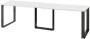 Stół Borys rozkładany 130-330 biały połysk