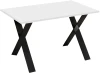 Stół X rozkładany 130-210 biały połysk