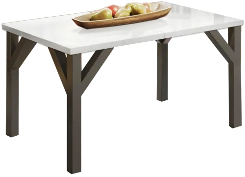 Stół Baltika rozkładany 130-240 biały połysk