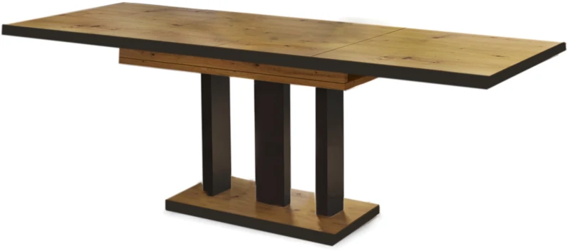Stół Appia Black rozkładany 130-210 mix