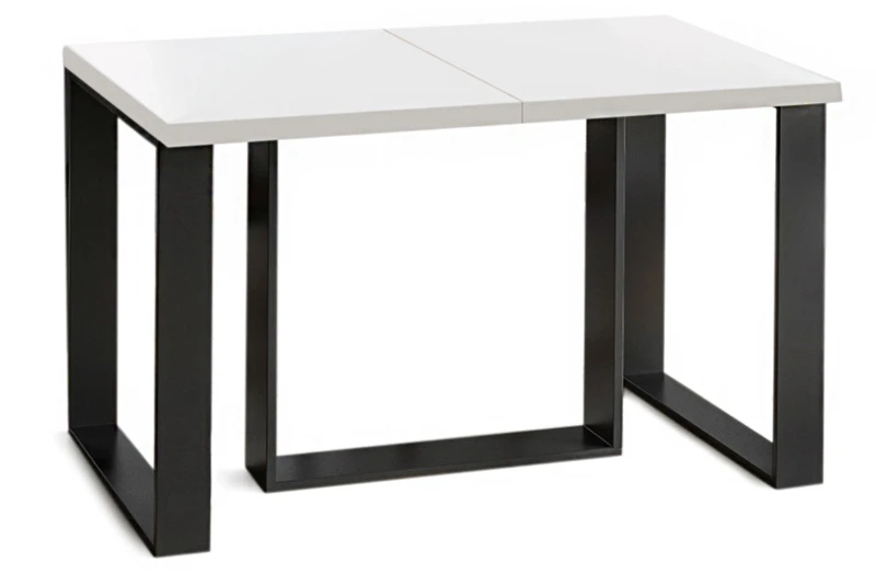 Stół Borys Max rozkładany 130-330 biały połysk