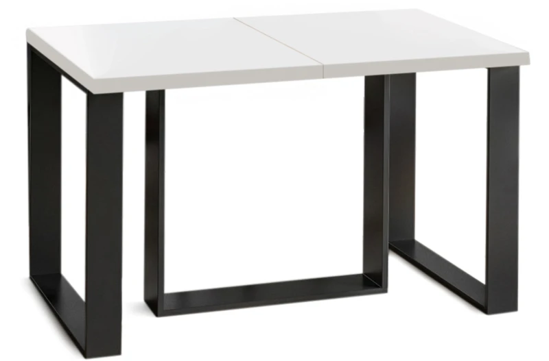 Stół Borys Max rozkładany 130-250 biały połysk