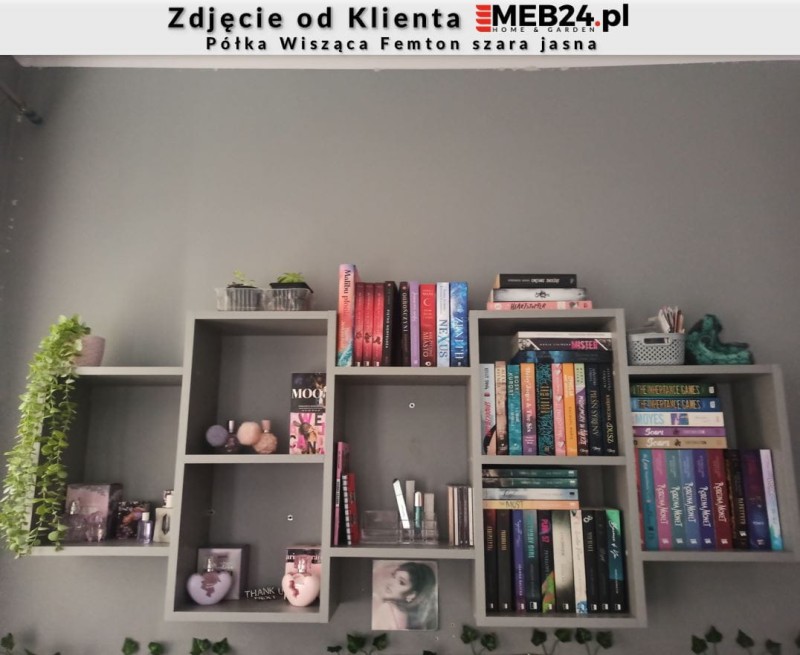 Półka Wisząca Femton szara jasna - zdjęcie od klienta