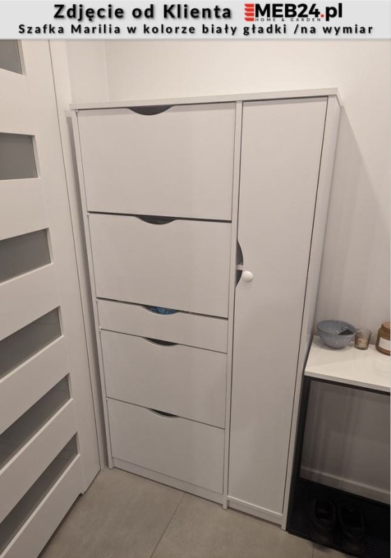 Szafka na buty Marilia do przedpokoju - zdjęcie od klienta (szafka personalizowana)
