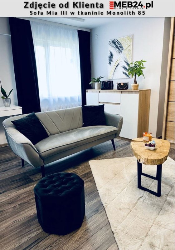 Sofa Mia III w stylu skandynawskim - zdjęcie od klienta