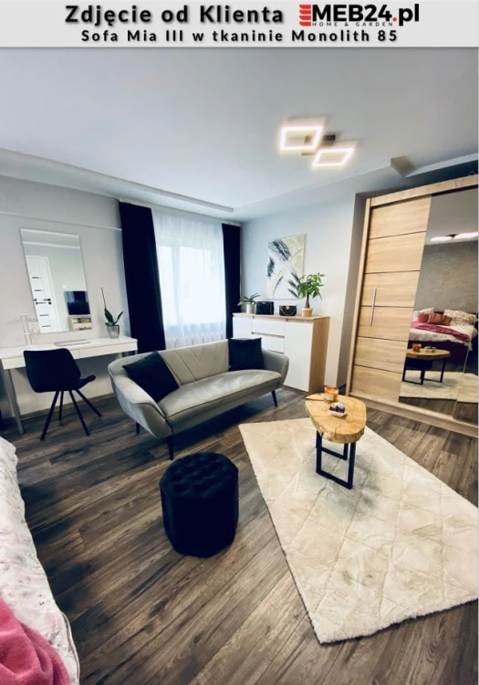 Sofa Mia III w stylu skandynawskim - zdjęcie od klienta