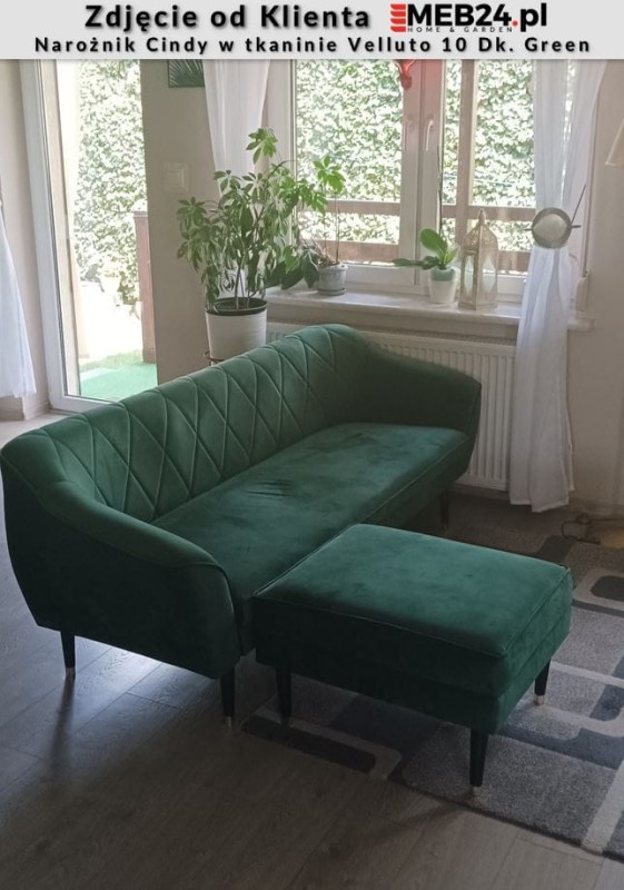 Narożnik modułowy Cindy w stylu skandynawskim - zdjęcie od klienta