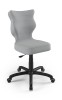 Krzesło dziecięce Petit wzrost 159 -188 cm velvet podstawa czarna VT03