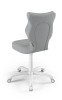 Krzesło dziecięce Petit wzrost 159 -188 cm velvet podstawa biała