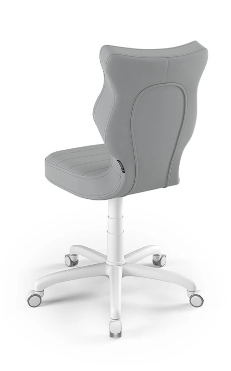 Krzesło dziecięce Petit wzrost 159 -188 cm velvet podstawa biała