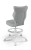 Krzesło dziecięce Petit z podnóżkiem wzrost 159 -188 cm velvet podstawa biała
