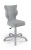 Krzesło dziecięce Petit wzrost 159 -188 cm velvet podstawa szara VT03