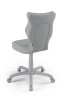 Krzesło dziecięce Petit wzrost 159 -188 cm velvet podstawa szara