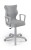 Krzesło młodzieżowe Norm wzrost 146-176 velvet podstawa szara VT03