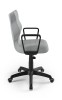 Krzesło młodzieżowe Norm wzrost 159-188 velvet podstawa czarna