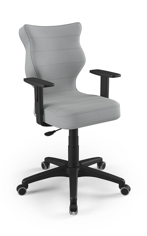 Krzesło młodzieżowe Duo wzrost 146 -176 cm velvet podstawa czarna VT03