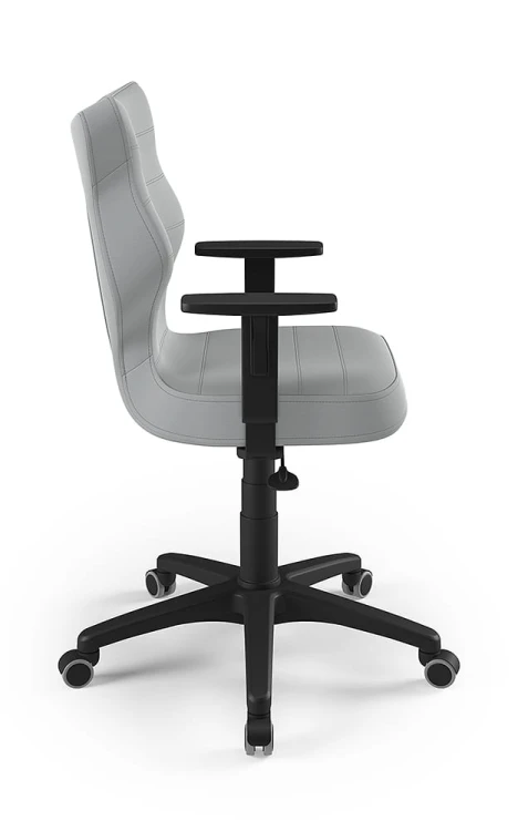 Krzesło młodzieżowe Duo wzrost 146 -176 cm velvet podstawa czarna