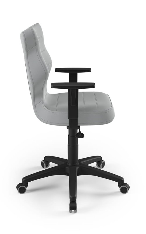 Krzesło młodzieżowe Duo wzrost 146 -176 cm velvet podstawa czarna