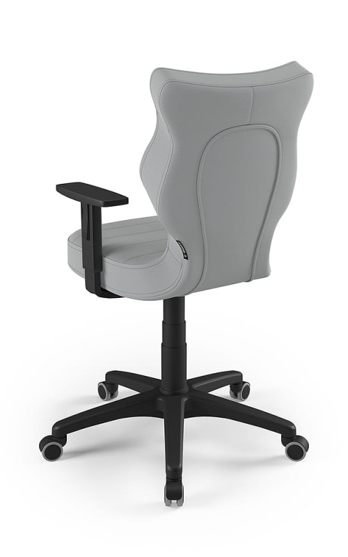 Krzesło młodzieżowe Duo wzrost 146 -176 cm velvet podstawa czarna
