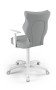 Krzesło młodzieżowe Duo wzrost 146 -176 cm velvet podstawa biała