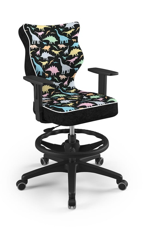 Krzesło młodzieżowe Duo z podnóżkiem wzrost 146 -176 cm Storia podstawa czarna ST30