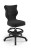 Krzesło dziecięce Petit z podnóżkiem wzrost 146 -176,5 cm velvet podstawa czarna VT17