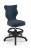 Krzesło dziecięce Petit z podnóżkiem wzrost 146 -176,5 cm velvet podstawa czarna VT24